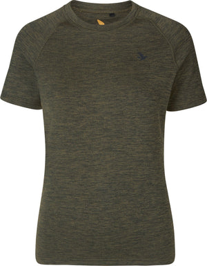 Active kortärmad T-shirt för kvinnor Pine green - Seeland