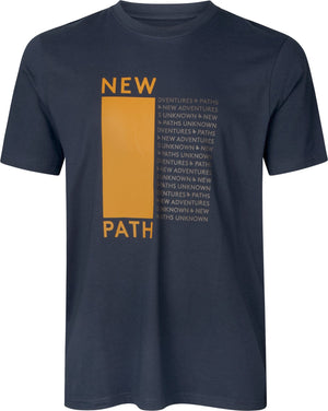 Path T-shirt Dark Navy - Seeland