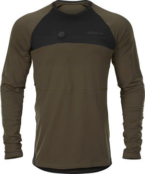 Heat L/S T-shirt Willow green/Svart - Härkila