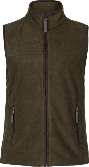 Woodcock Earl Fleece Väst Pine green melange - Seeland