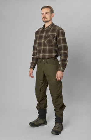Glen Flanellskjorta Pine green rutig - Seeland
