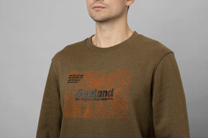 Pulse Sweatshirt Dark Olive Melange - Seeland