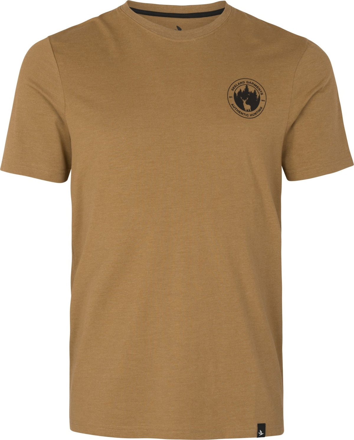 Saker T-shirt Antique Bronze Melange - Seeland