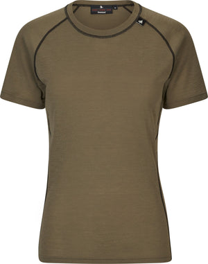 Apex Aia Merino T-tröja Covert Green - Seeland
