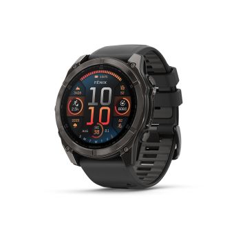 fēnix® 8 Pro – 47 mm, AMOLED, Sapphire, titanium med silikonerem i Graphite/sort 2
