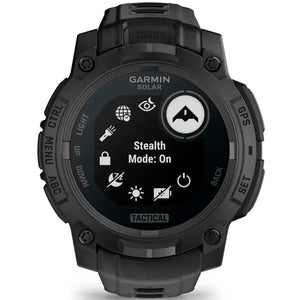Instinct® 3 – 50 mm, Solar, Tactical Edition, Sort med sort rem 3
