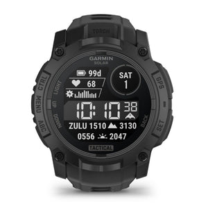 Instinct® 3 – 45 mm, Solar, Tactical Edition, Svart med Svart rem – Garmin