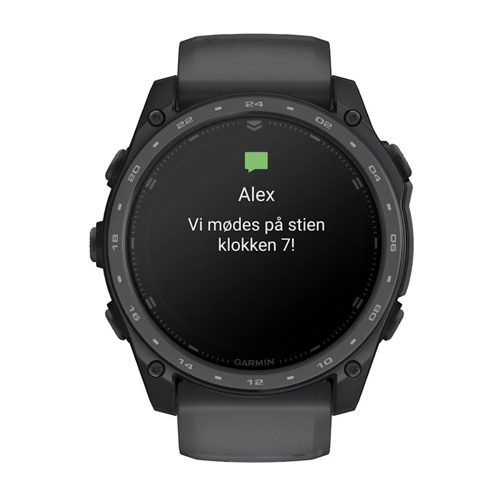 tactix® 8 – 51 mm, AMOLED, Cerakote® Beläggning, Inklusive Applied Ballistics Ultralight™ Solver och Slate Gray Cerakote® Beläggning – Garmin