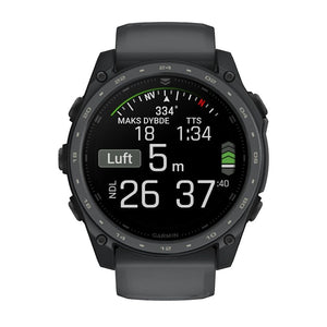 tactix® 8 – 51 mm, AMOLED, Cerakote® Beläggning, Inklusive Applied Ballistics Ultralight™ Solver och Slate Gray Cerakote® Beläggning – Garmin
