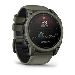 tactix® 8 – 51 mm, AMOLED, Cerakote®-beläggning, Inklusive Applied Ballistics Ultralight™ Solver och Olive Cerakote®-beläggning – Garmin