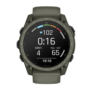 tactix® 8 – 51 mm, AMOLED, Cerakote®-beläggning, Inklusive Applied Ballistics Ultralight™ Solver och Olive Cerakote®-beläggning – Garmin