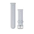 Quick Release-remme (22 mm), Whitestone, sølv hardware 1