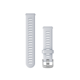 Quick Release remme (18 mm), Whitestone, sølv hardware 1