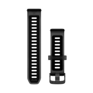 QuickFit® 26 remme, Sort/Pebble Grey silikone 2