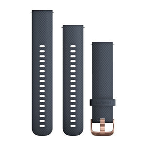 Quick Release remme (18 mm), Bone silikone, Lunar Gold Hardware 2