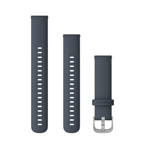 Quick Release remme (20 mm), Granite Blue, sort hardware 2