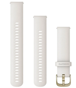 Quick Release remme (20 mm), Ivory, Cream Gold hardware 1