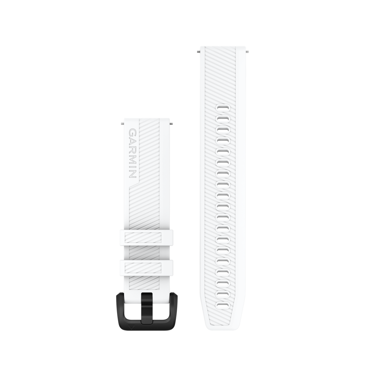 Quick Release remme (20 mm), Hvid, sort hardware 1