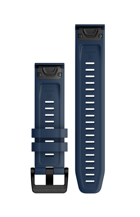 QuickFit® 22 urremme, Captain Blue, sort hardware i rustfrit stål 1