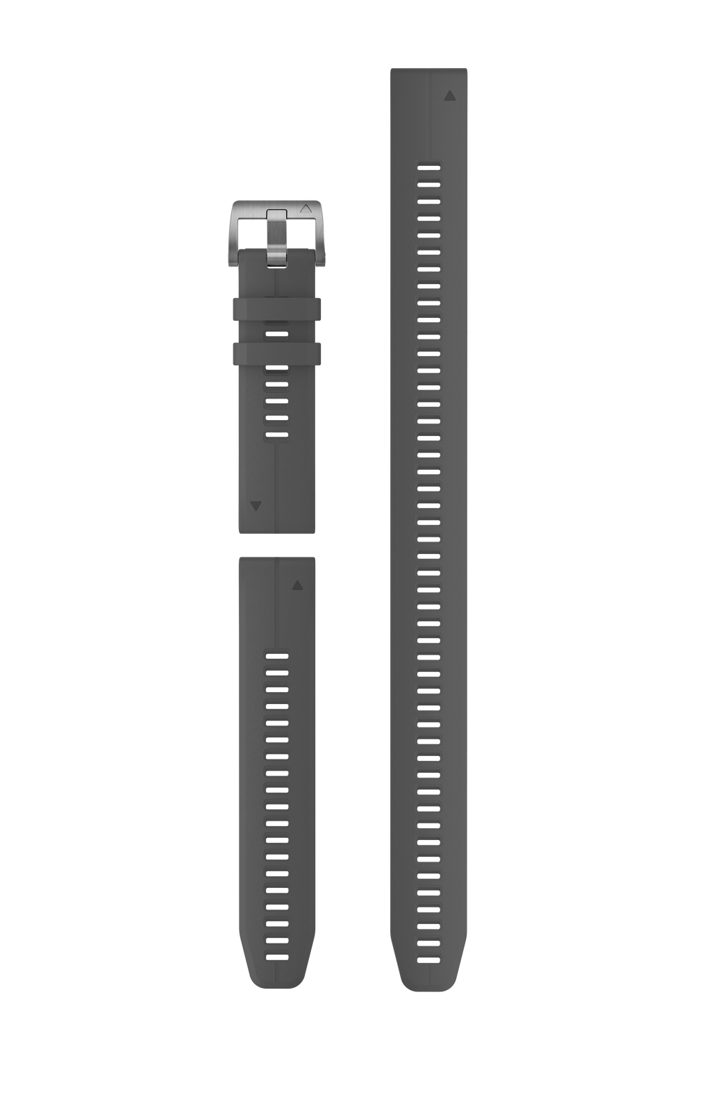 QuickFit® 22 remme, Slate Grey silikone (Dykkersæt med 3 dele) 1