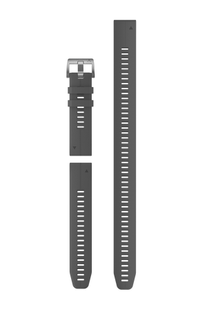 QuickFit® 22 remme, Slate Grey silikone (Dykkersæt med 3 dele) 1