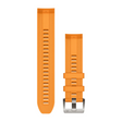 QuickFit® 22 urremme, Spark Orange silikonerem 1