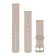 Quick Release remme (18 mm), Lys sand/French Grey ComfortFit stof 1