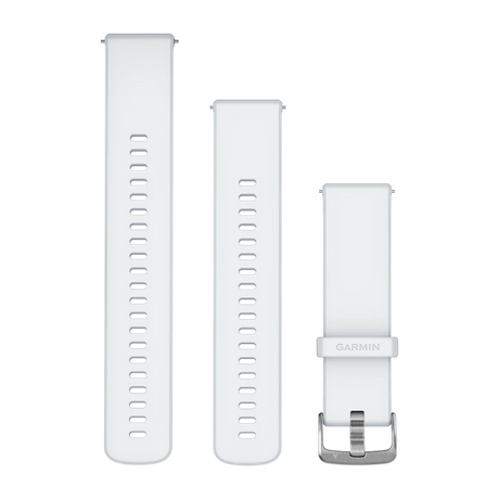 Quick Release remme (22 mm), Whitestone, sølv hardware 2