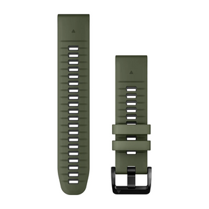 Quickfit 22 mm urremme, Moss/Graphite silikone 1
