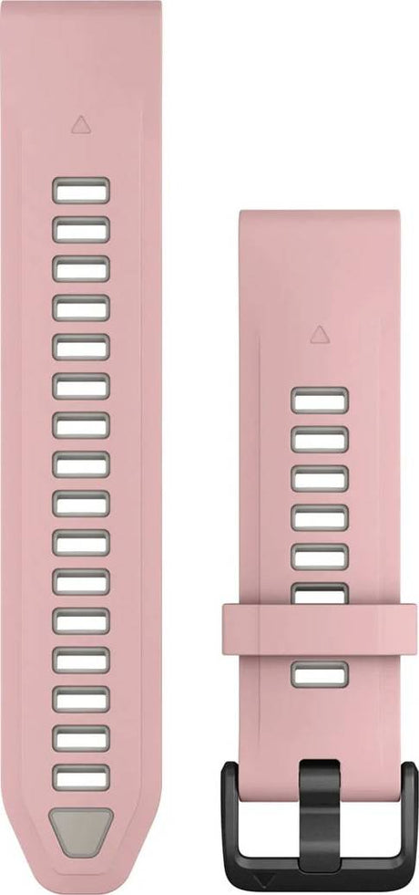 QuickFit® 20 remme, Dust Rose/Fog Grey silikone 3