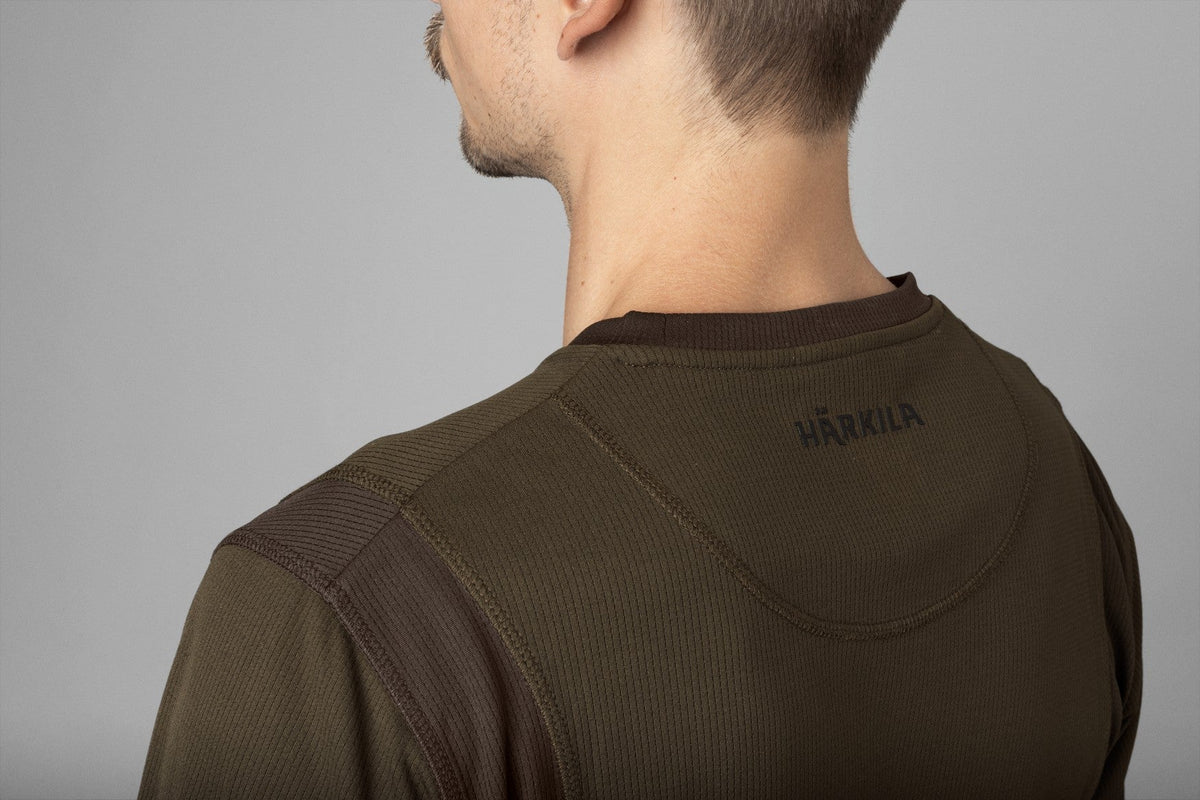 Forest Hunter långärmad T-shirt Hunting green/Shadow brown - Härkila