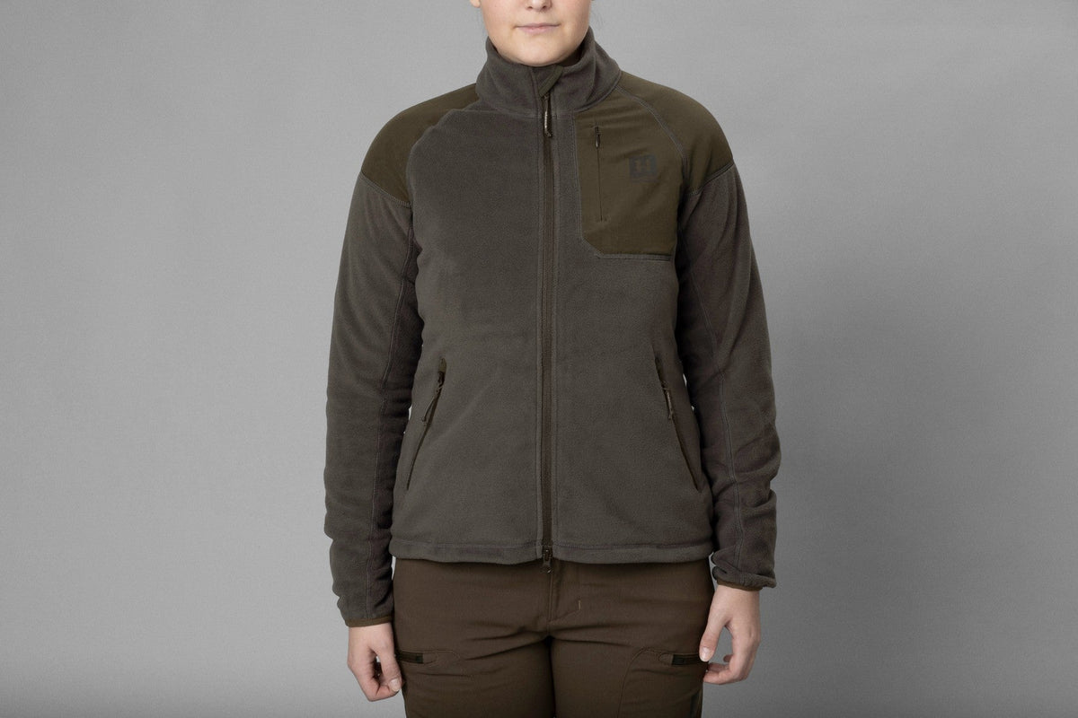 Vilja Fleece för damer Willow green/Shadow grey - Härkila