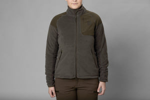 Vilja Fleece för damer Willow green/Shadow grey - Härkila