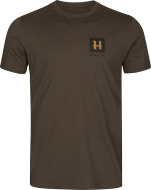 Gorm Kortärmad t-shirt Shadow brown - Härkila