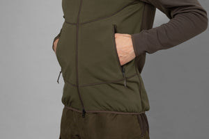 Olaf fleecejacka Willow green/Shadow grey - Härkila