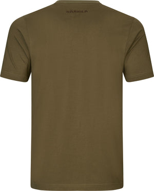 H-logo S/S T-shirt Mörk oliv - Härkila