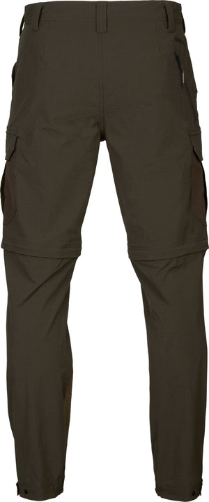Logmar Lättviktiga Zip-off Byxor Dark olive/Willow green - Härkila