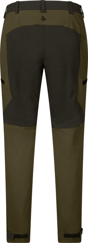 Larch stretch byxor för kvinnor Grizzly brown/Duffel green - Seeland