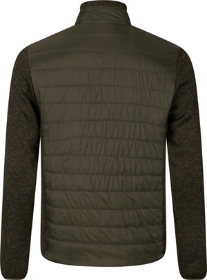 Theo Hybrid Fleece väst Pine green - Seeland