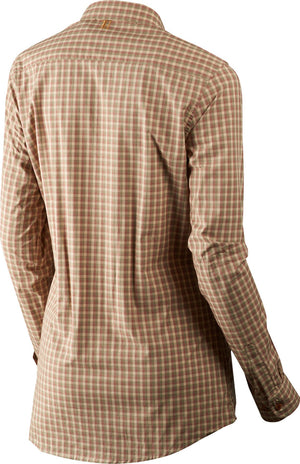 Selja Lady L/S rutig skjorta Moonlight rose check - Härkila