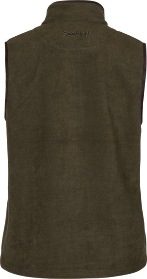 Woodcock Earl Fleece Väst Pine green melange - Seeland