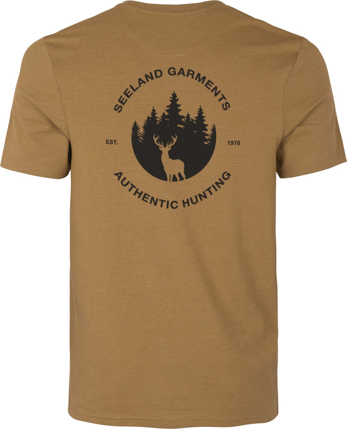 Saker T-shirt Antique Bronze Melange - Seeland