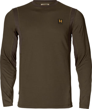 Forest Hunter långärmad T-shirt Hunting green/Shadow brown - Härkila