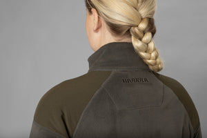 Vilja Fleece för damer Willow green/Shadow grey - Härkila