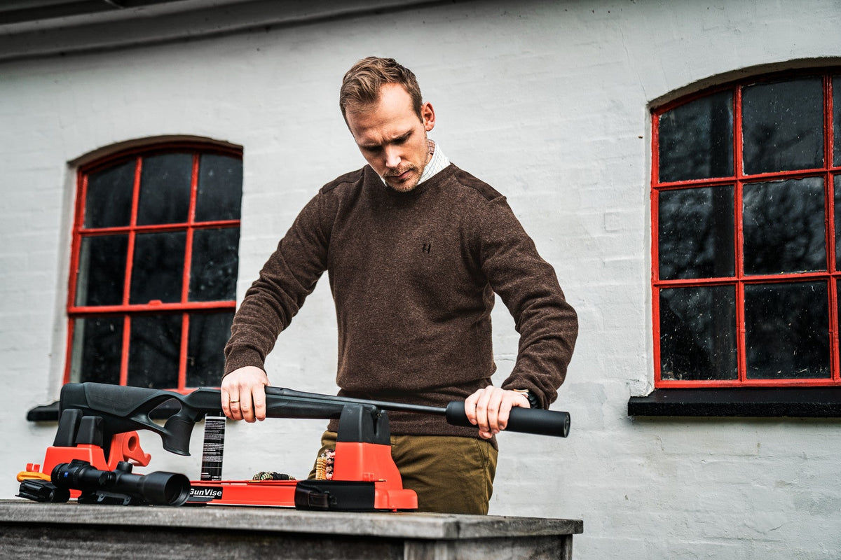 Svensk produkt titel: Arran Tröja Slate brown - Härkila