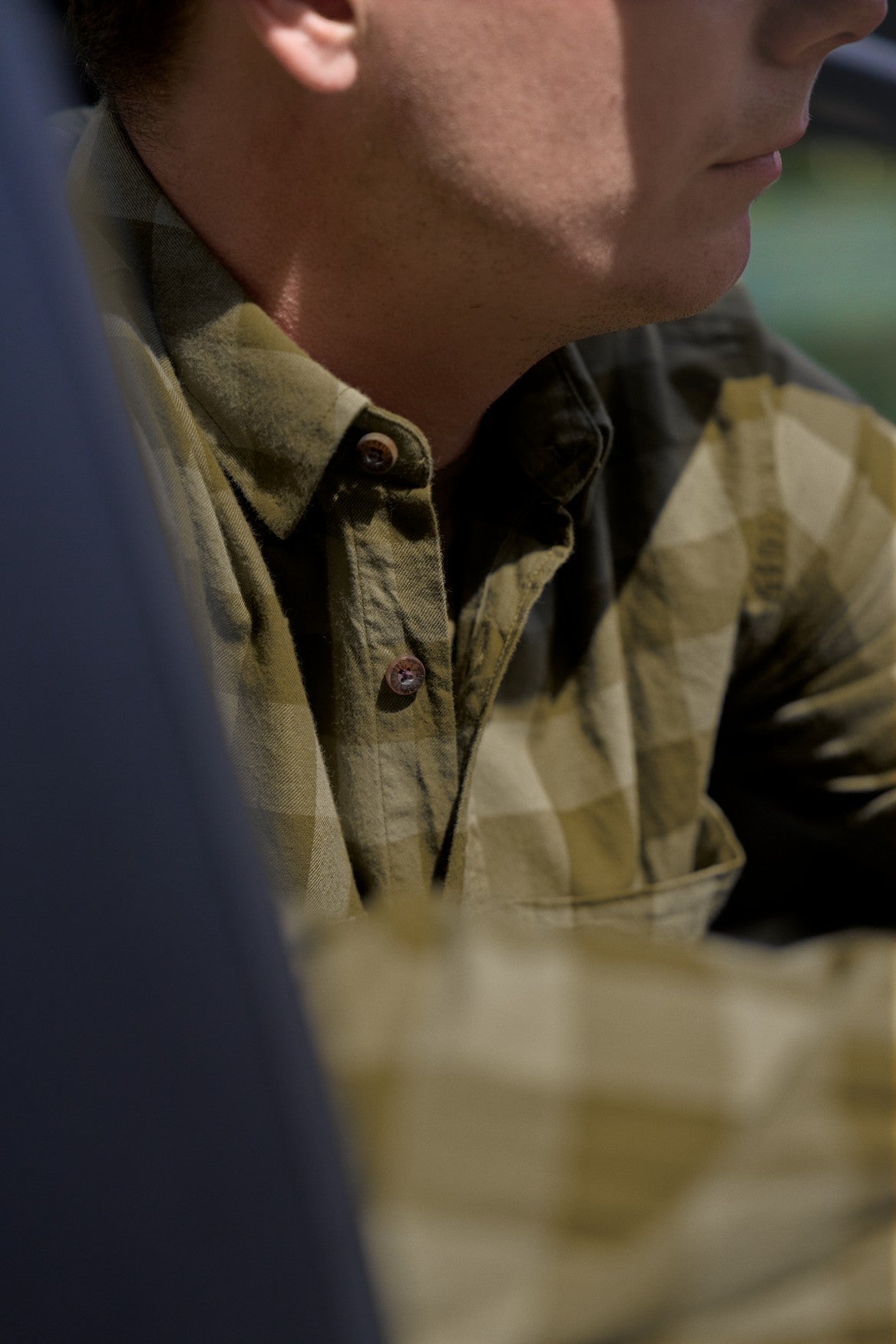 Skandinavisk L/S-skjorta Dark olive check - Härkila