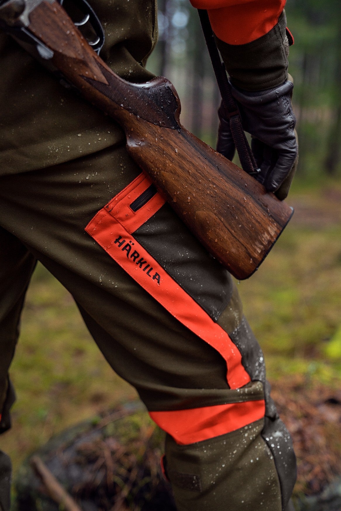 Pro Hunter Dog Keeper GTX byxor Willow green/Orange - Härkila