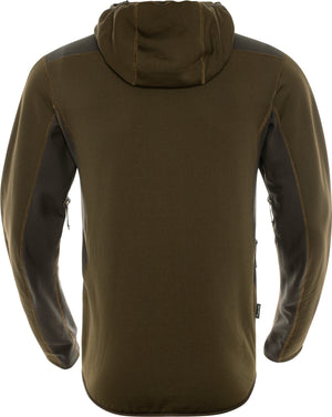 Deer Stalker fleece-hoodie Willow green/Shadow brown - Härkila