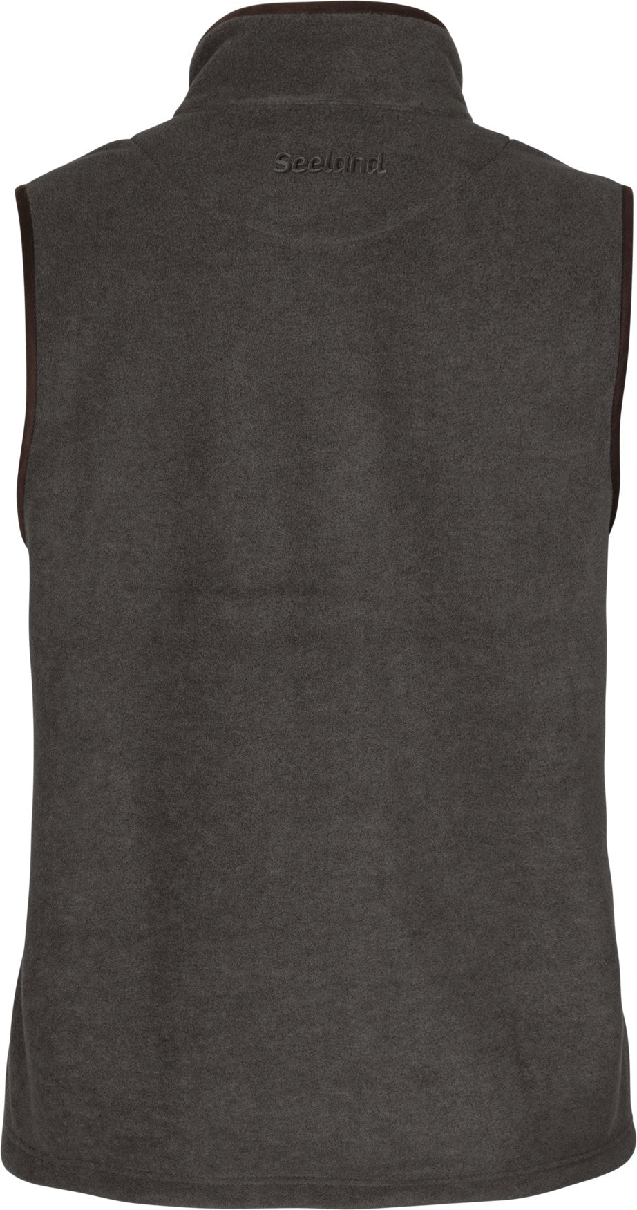 Woodcock Earl Fleece väst Dark Grey Melange - Seeland