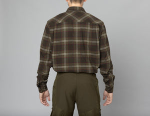 Glen Flanellskjorta Pine green rutig - Seeland
